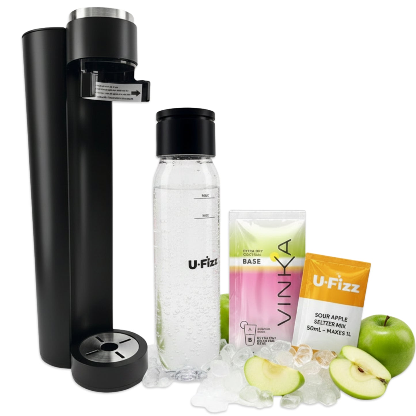 VINKA U-Fizz Natural Sour Apple Seltzer | 5.6% | makes 1L