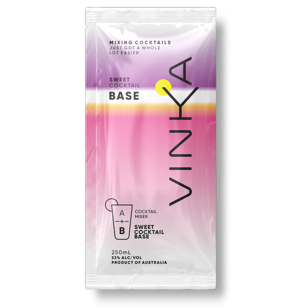 This Sweet base has been crafted in Australia from 100% Australian grown grapes that have been naturally fermented and are preservative free. This process creates a drink that’s very similar to vodka and is an exceptionally neutral base for your favourite cocktails. 