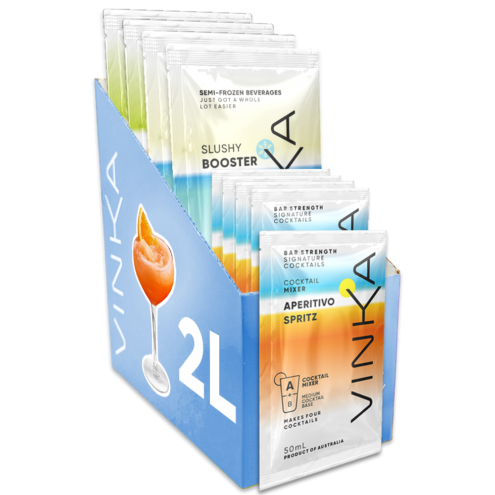 Nothing says summertime like an ice cold Aperol / Aperitivo Spritz, now in a Frozen Cocktail mix that will keep the party going.