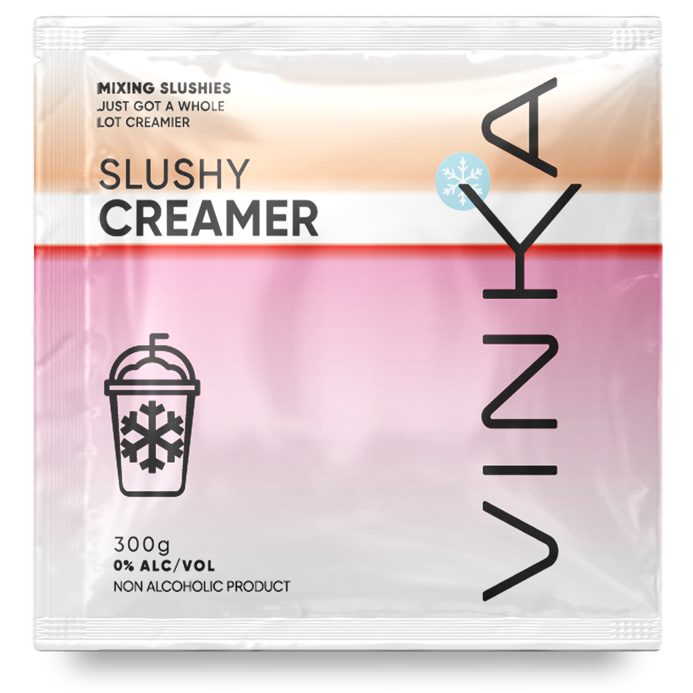 Create irresistibly smooth, creamy frozen beverages with the VINKA Slushy Creamer - 300g.
