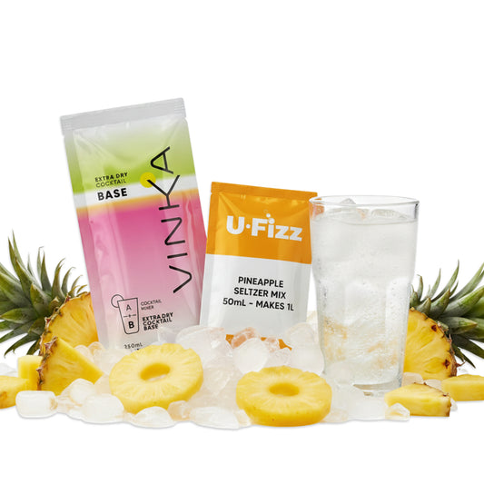 VINKA U-Fizz Natural Pineapple Seltzer | 5.7% | makes 1L