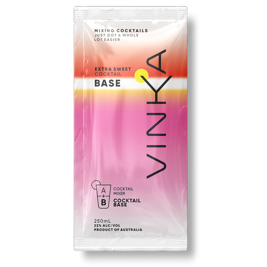 This Extra Sweet base has been crafted in Australia from 100% Australian grown grapes that have been naturally fermented and are preservative free. 
