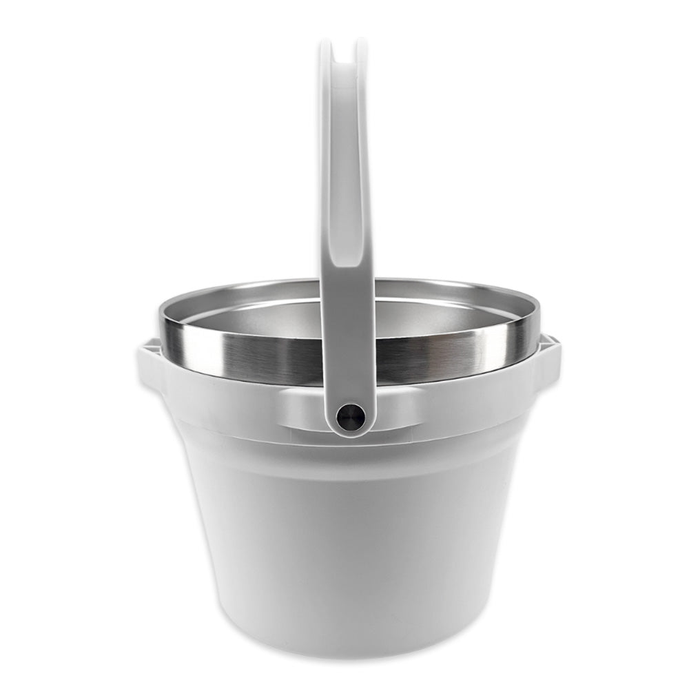 This durable beverage ice bucket is part of the ultra premium VINKA cocktail mixing setup. It is 100% Food Safe and will keep your Ice and beverages cold for hours upon hours.