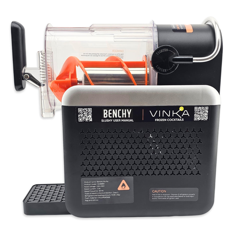 2L Benchy VINKA Slushy Frozen Cocktail Machine Right Side Portrait.