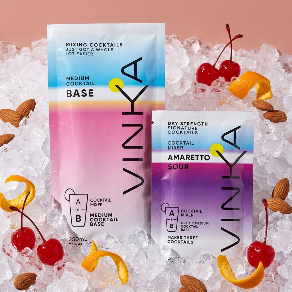 Amaretto Sour VINKA Kit - Makes Three Cocktails