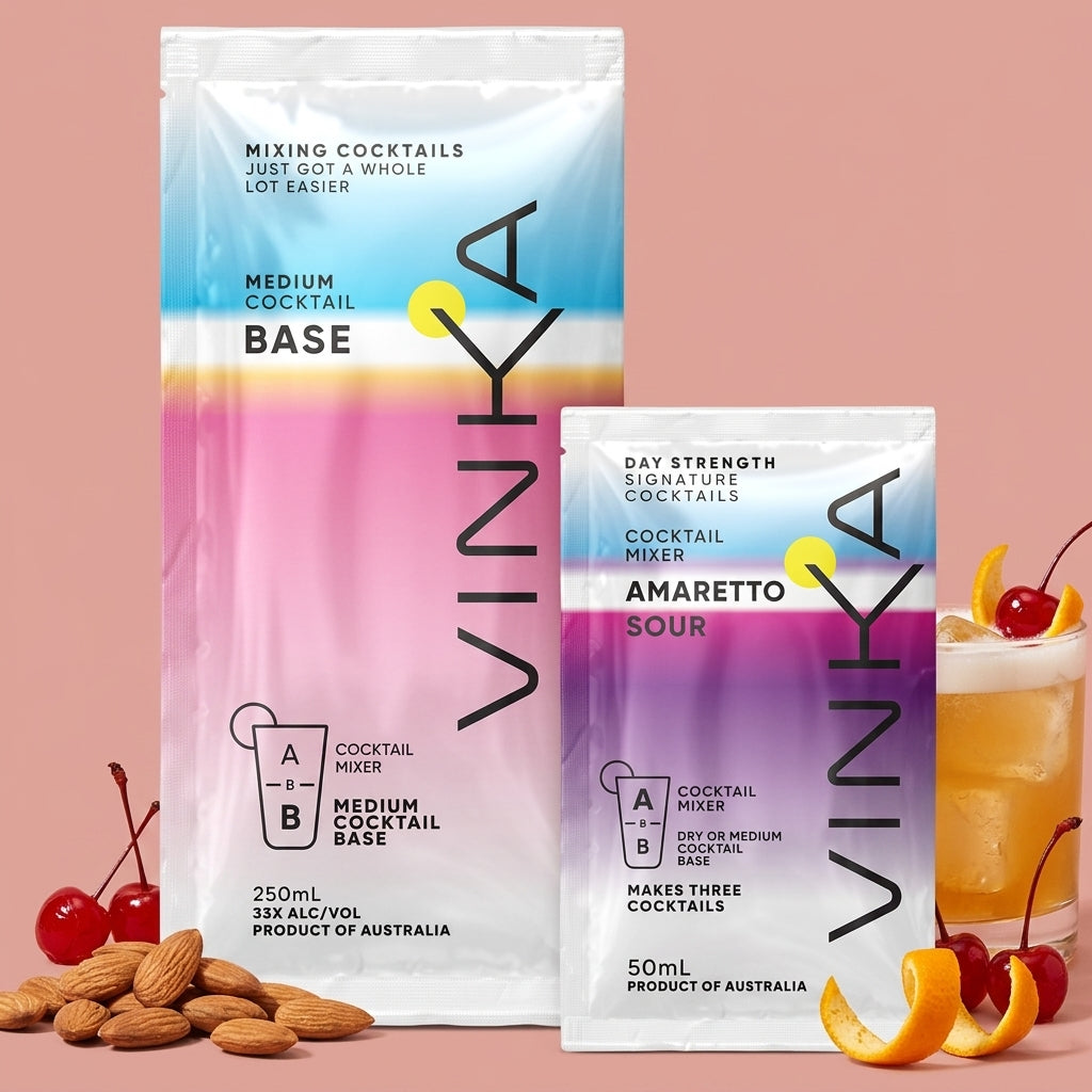Amaretto Sour VINKA Kit - Makes Three Cocktails