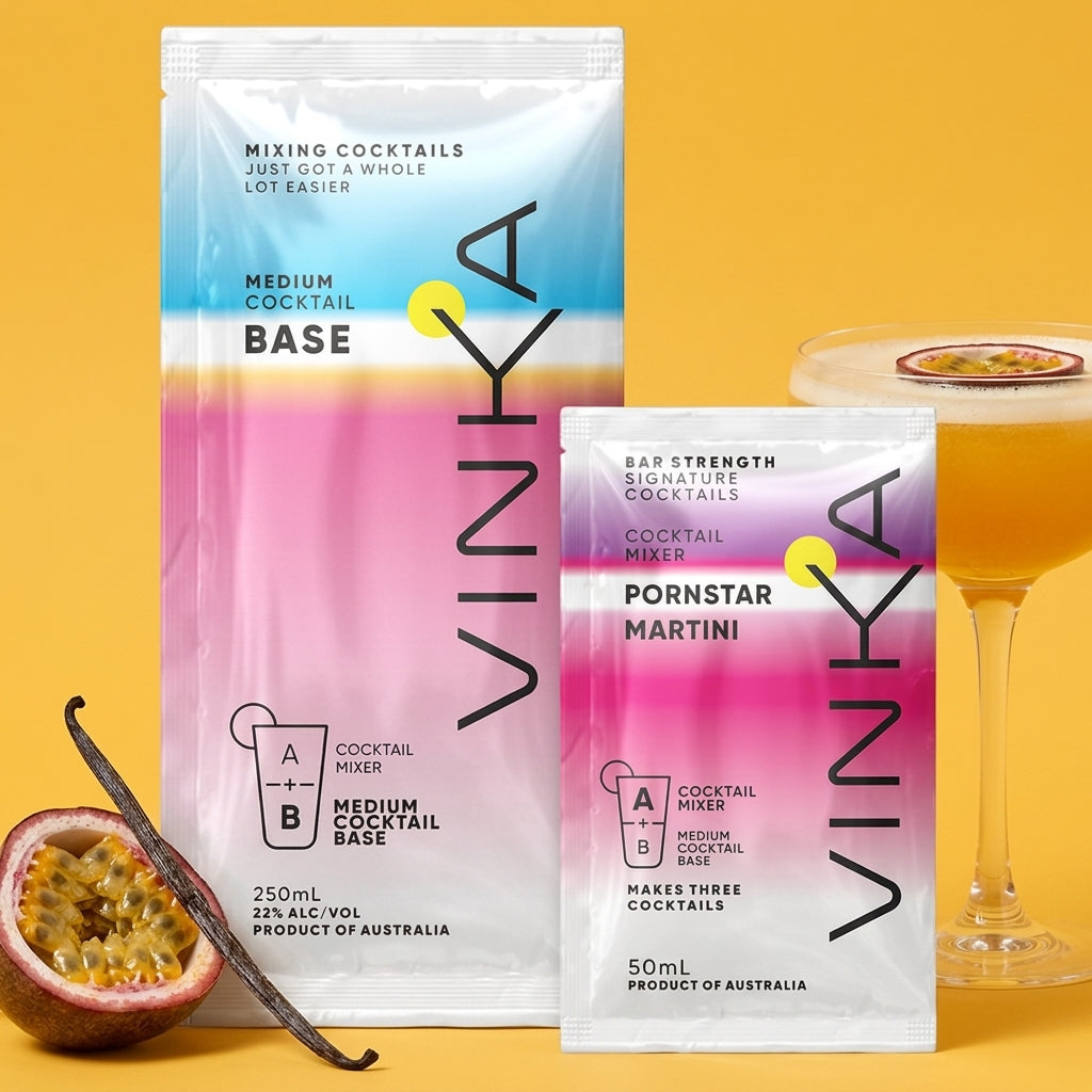 Pornstar Martini VINKA Kit - Makes Three Cocktails