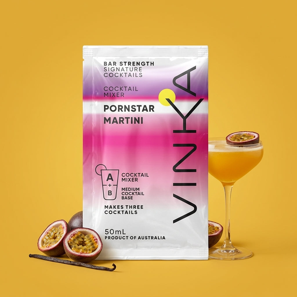 Pornstar Martini VINKA Kit - Makes Three Cocktails